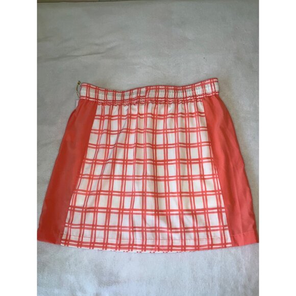 Stella Parker Sport Pull-On Skort Size Medium Window Pane Plaid UPF 50+ - Picture 6 of 6